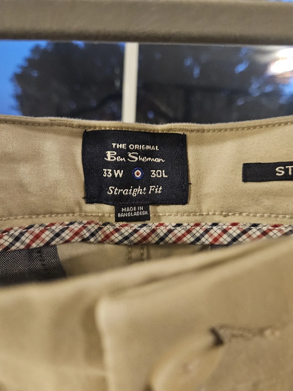 Ben Sherman Beige Chinos - Straight Leg